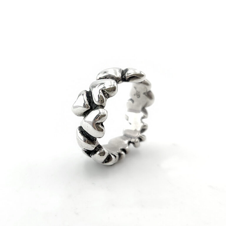 Anello Fascetta cuoricini