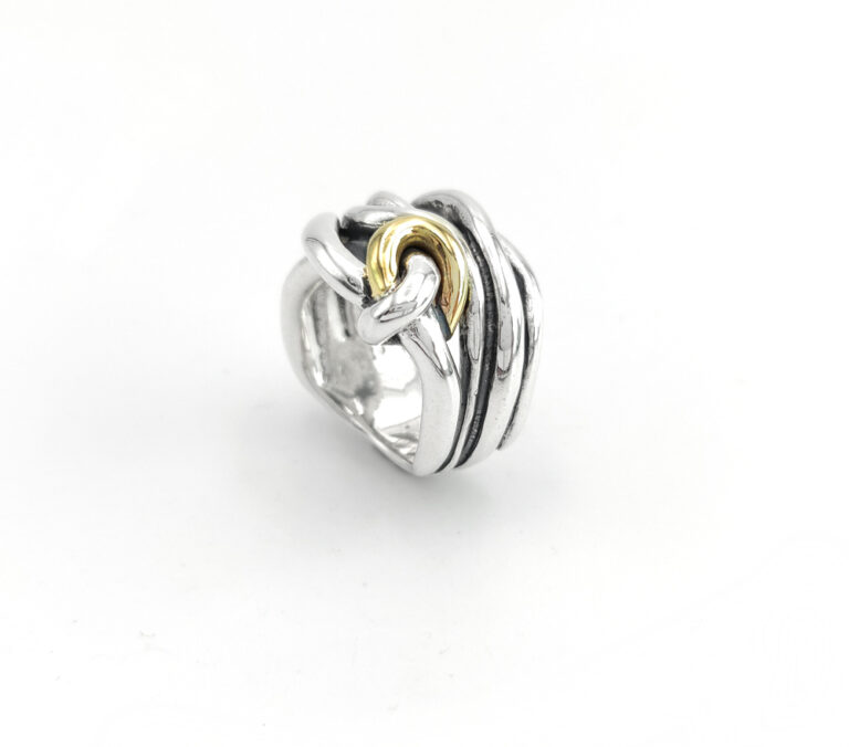 Anello Nido con bronzo