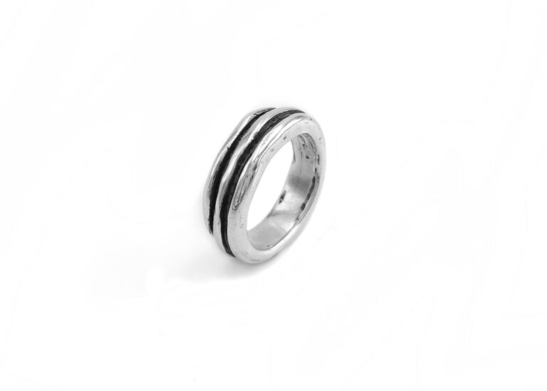 Anello Partenio uomo 3 fili