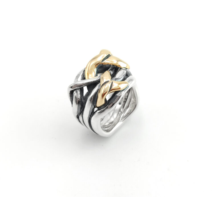 Anello Stone 2 Code bronzo