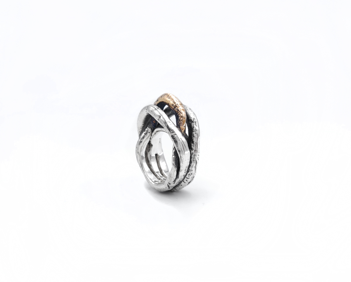Anello Stone Bridge 1 Ponticello bronzo