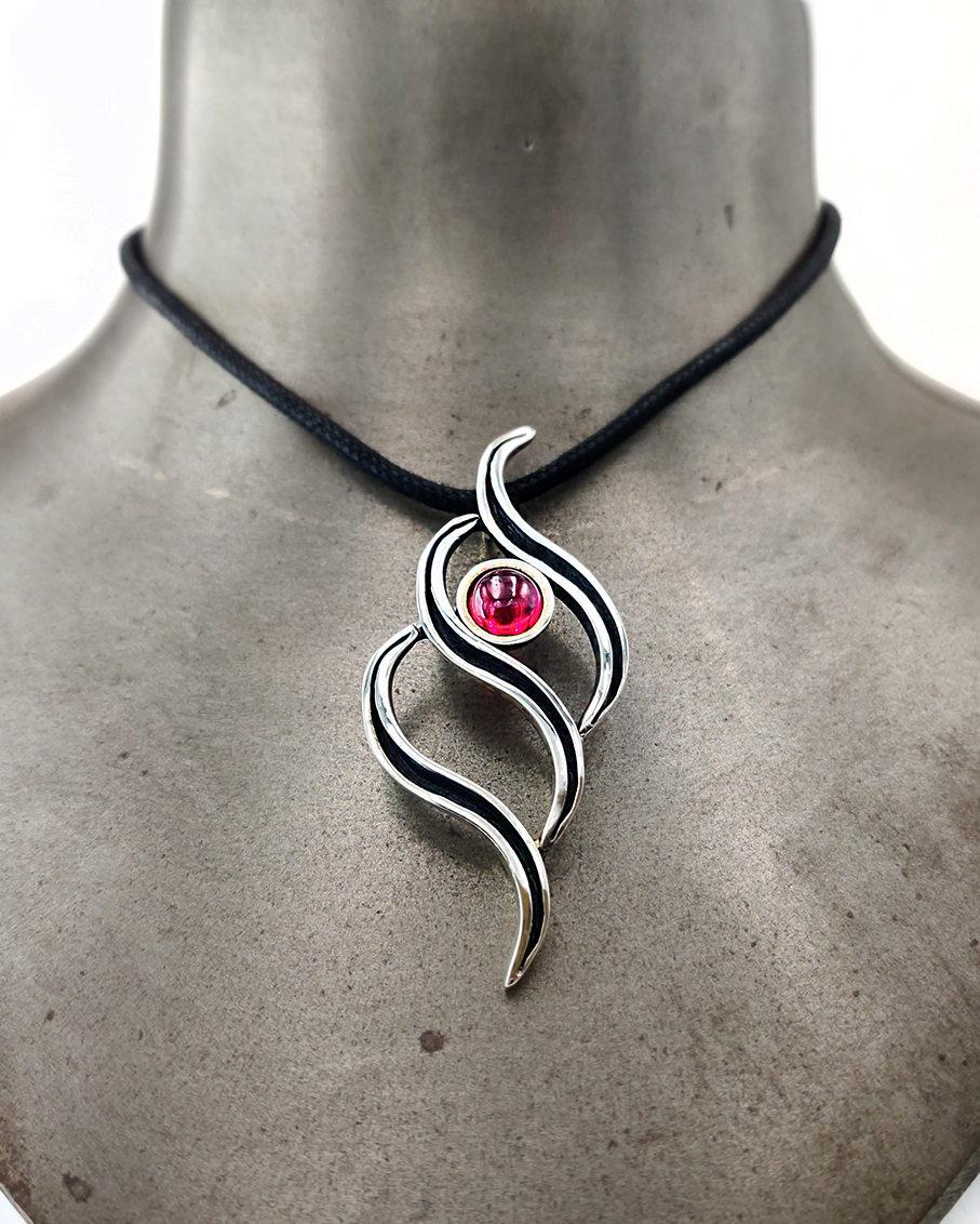 Ciondolo Pegaso Fuoco Pietra