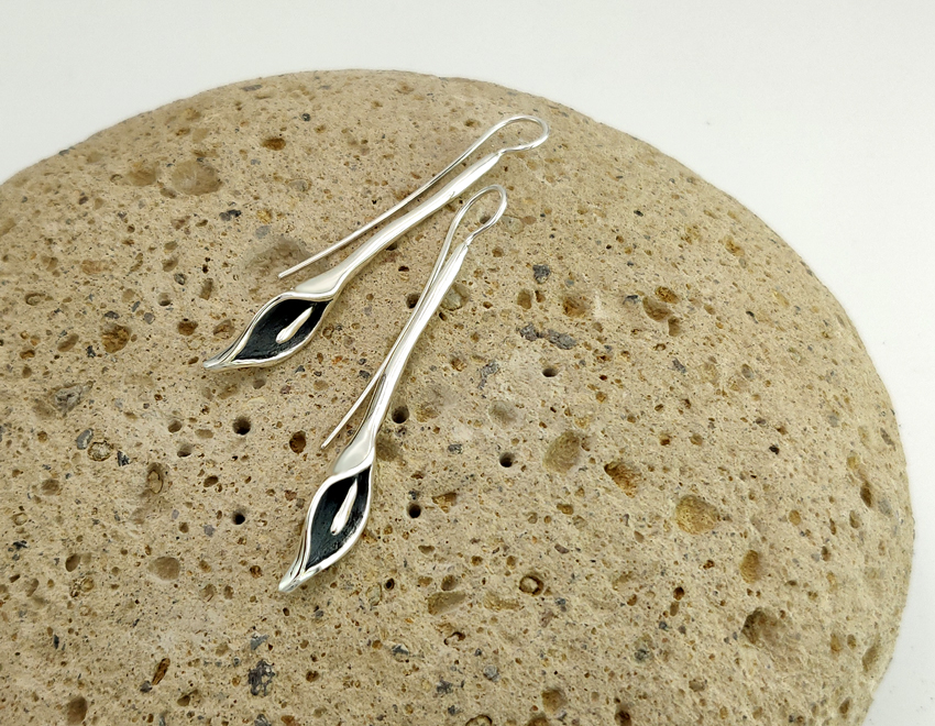 Orecchini Calla Lunga